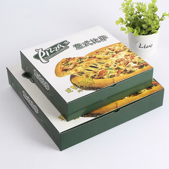 Carton ondulé imprimé personnalisé, expédition, cadeau de mariage, bonbons, plastique Kraft, pizza, chaussures alimentaires, collier de fruits pliable, boîte de papier d'emballage en carton